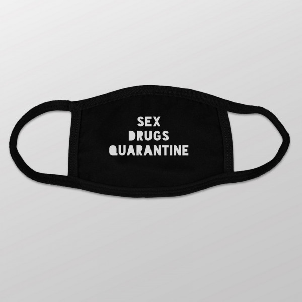Маска защитная "Sex, Drugs, Quarantine", фото 1, цена 140 грн