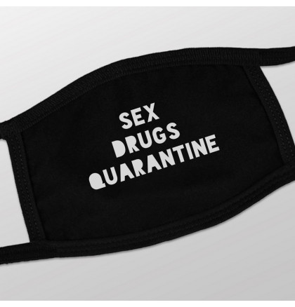 Маска защитная "Sex, Drugs, Quarantine", фото 2, цена 140 грн