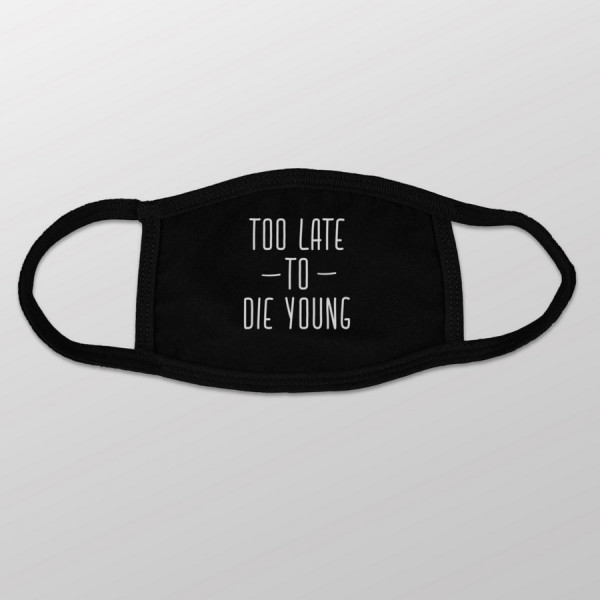 Маска защитная "Too late to die young", фото 1, цена 140 грн