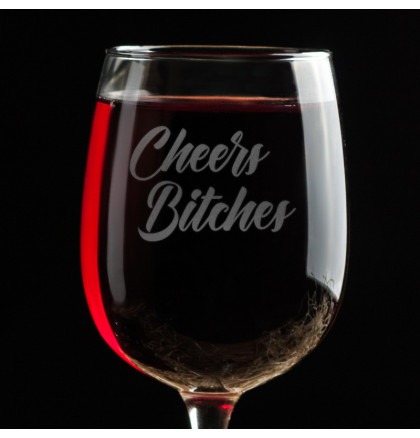 Бокал для вина "Cheers bitches", фото 2, цена 290 грн