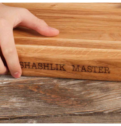 Доска разделочная "Shashlik Master" M, 35 х 25 х 4 см, фото 2, цена 540 грн