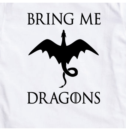 Футболка GoT "Bring me dragons" женская, фото 2, цена 450 грн