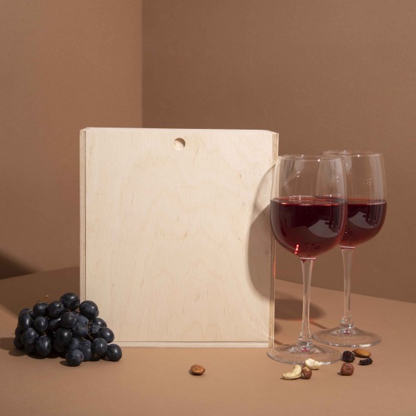 Подарочная коробка для двух бокалов вина, фото 1, цена 390 грн
