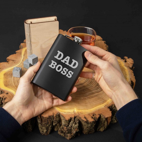 Фляга "Dad boss", фото 1, цена 410 грн