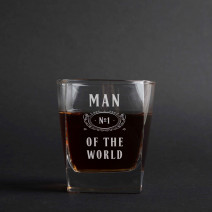 Стакан для виски "Man №1 of the world"