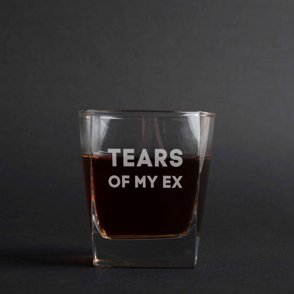 Стакан для виски "Tears of my ex", фото 1, цена 240 грн