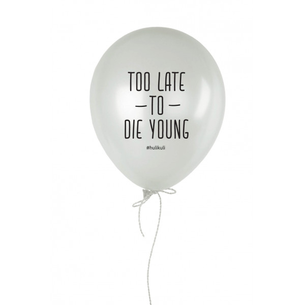 Шарик надувной "Too Late to Die Young", фото 1, цена 35 грн