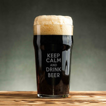 Бокал для пива "Keep calm and drink beer"