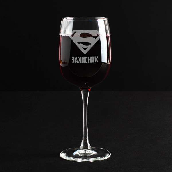 Бокал для вина "Superman" персонализированный, фото 1, цена 320 грн