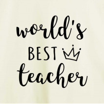 Подушка "World`s best teacher"