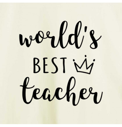 Подушка "World`s best teacher", фото 2, цена 590 грн