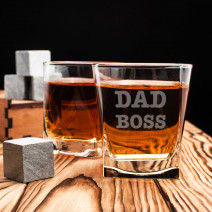 Стакан для виски "Dad Boss"