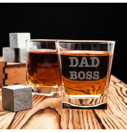 Стакан для виски "Dad Boss", фото 2, цена 240 грн