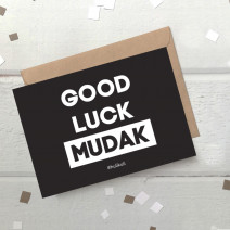 Открытка "Good Luck Mudak"