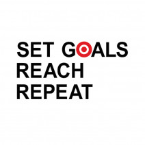 Футболка мужская "Set Goals Reach Repeat"