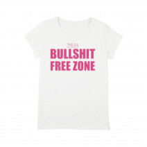 Футболка женская "Bullshit Free Zone"