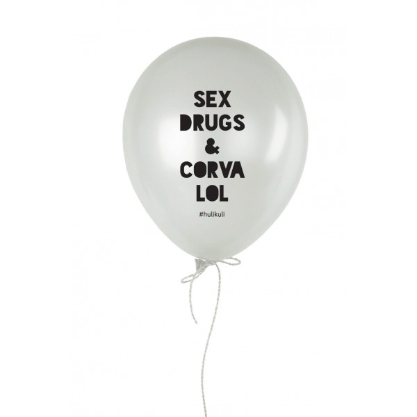 Шарик надувной "Sex Drugs & Corvalol", фото 1, цена 35 грн