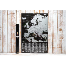 Скретч-карта "My Map Europe edition ENG"