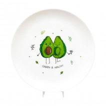 Тарелка "Авокадо: Green & Healthy"