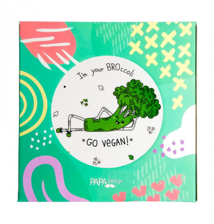 Тарелка "Брoкколи: Go Vegan", фото 2, цена 249 грн